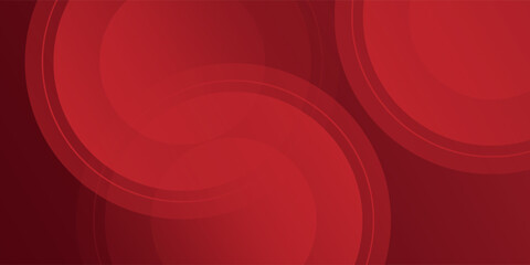 Obraz premium Red abstract background. Dynamic shapes composition design wallpaper for banner