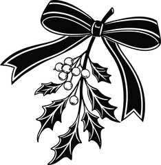 Black and white floral vector illustration: delicate flower and leaf elements with a butterfly, perfect for nature-inspired design or tattoo art
