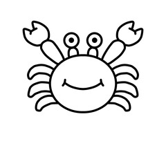 funny crab cartoon