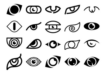 Collection of Eye Symbol Set