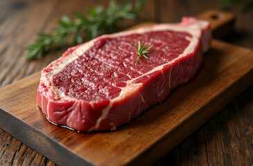 Fototapeta premium Steak on a wooden board
