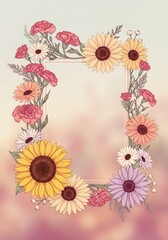 Floral Tapestry of Autumn Hues