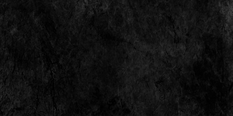 Abstract black wall texture for pattern background, well use as back drop black gradient frame, dirty dark raw cement wall texture and background, wide panorama picture black wall texture.