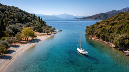 experience beauty of summer landscapes across  different countries featuring tranquil bays with ultrabright