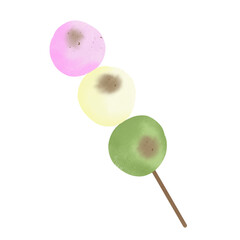 団子, 花見団子, 和菓子, Dongo