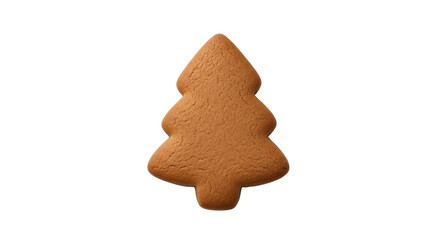 Isolated gingerbread tree