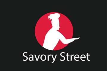 Modern chef, kitchen, and restaurant logo vector featuring culinary and food-related design elements. Perfect for restaurants, cafes, bistros, catering services, and food branding projects.