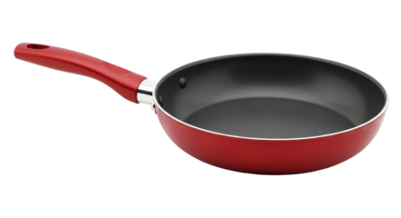 Isolated Red Frying Pan