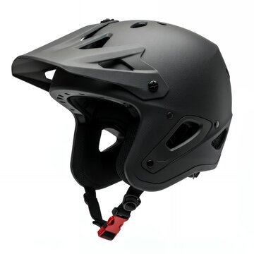 Carbon fiber full-face mountain bike helmet with detachable chin guard and MIPS protection system for enduro and downhill racing safety