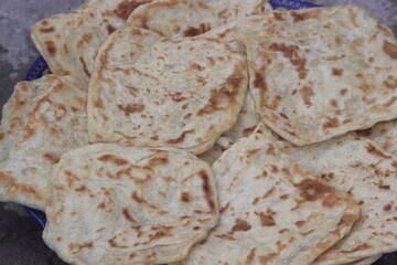 Moroccan Msemmen Close Up