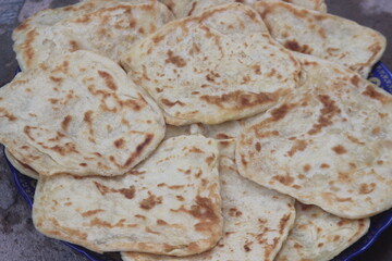 Moroccan Msemmen Close Up