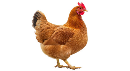 Isolated Hen