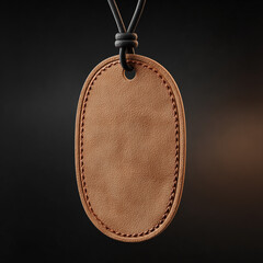 Elegant Oval Glossy White Ceramic Blank Label with Embossed Edges for Modern Luxury Packaging Design in Photorealistic Detail