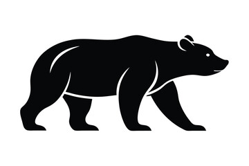 Obraz premium Iconic Black Bear Walking, a Strong Symbol of Nature and Wildlife