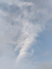 blue sky with clouds