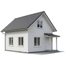 Model of a house and apartment representing new construction and design.