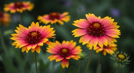 Crimson Sunset Blooms