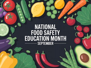 Celebrate national food safety education month in september with a vibrant display of fresh produce