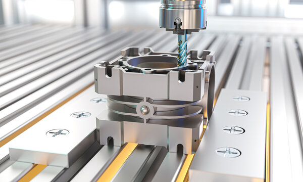 Metalworking cnc milling machine  3d