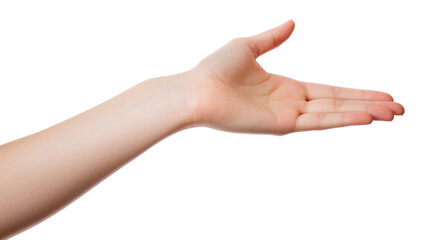 PNG Female hand finger white background gesturing.