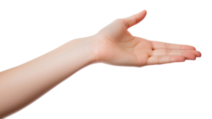 PNG Female hand finger white background gesturing.