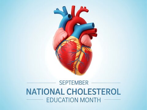 September is national cholesterol education month highlighting heart health awareness and prevention strategies