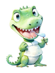 Fototapeta premium PNG Crocodile animal amphibian reptile.