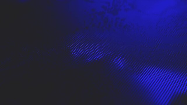Abstract background of thousands of rectangles creating a wave surface. Modern neon lighting. Business concept. 3d animation 4K stock video