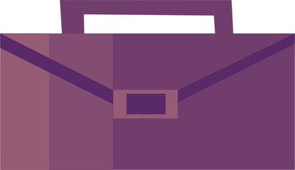 Business bag flat creative vector illustration