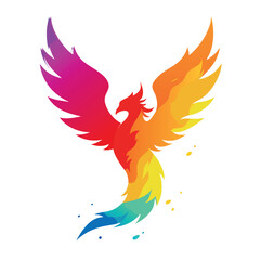 Obraz premium silhouette of a woman with a wings