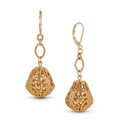 Golden heart pendant on a delicate chain, a luxurious fashion accessory isolated on a white background