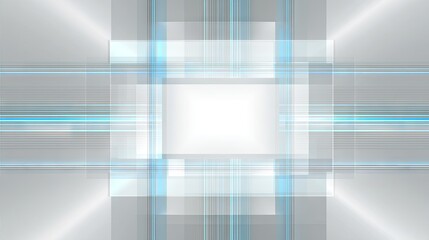 Intersecting lines and squares create a modern design.