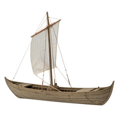 wooden sailing ship [Transparent Background PNG]