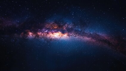 Obraz premium Majestic Milky Way Galaxy panorama