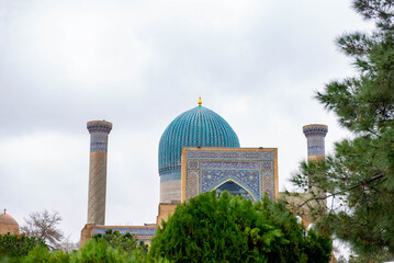 Samarkand Square is the most famous registan