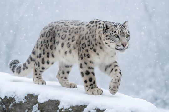 snow leopard cub - Powered by Adobe