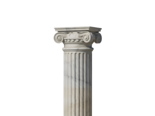 Ionic Column Capital and Shaft architecture ancient