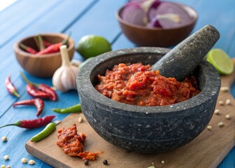 Spicy Homemade Chili Paste Recipe with Fresh Ingredients