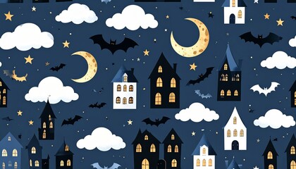 Halloween Night Sky Pattern