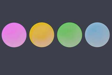 Easter Color Pastel Rounds