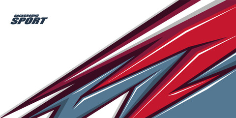 Abstract sporty background. Abstract racing graphic design, vector design for vehicle wrap, jersey, gamer, esport, racing car, rally, and adventure ready to print.