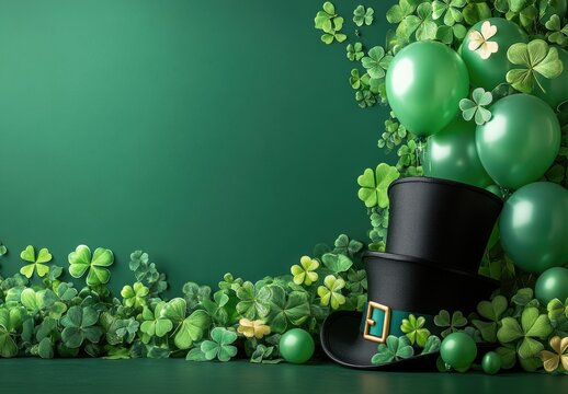 St. Patrick's Day composition - Powered by Adobe