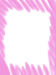 Pink Jagged Border Frame Background