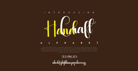 creative modern stylish calligraphy letter logo design