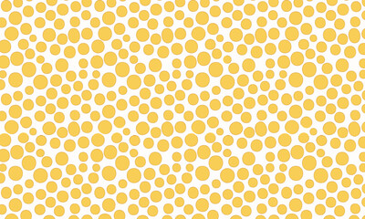 Seamless Organic Dots Pattern with Pebbles Shapes in a Modern Style