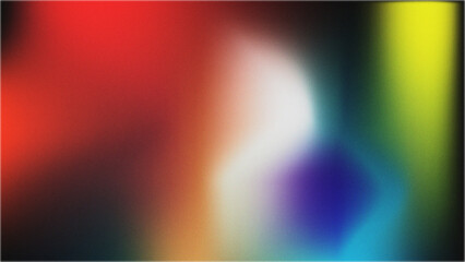 Abstract Gradient Light Leak with Grainy Texture Background Overlay
