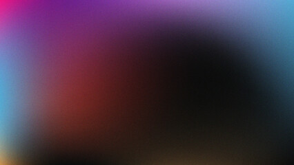 Abstract Blend of Purple Blue Red and Black Hues with Subtle Grain Texture