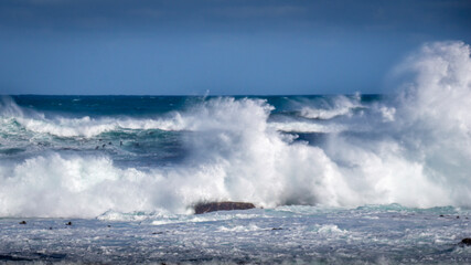 Waves crashing of the shores of Cape of Good Hope, South Africa
