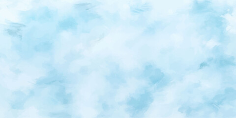 Fluffy white cumulus clouds drift across a bright blue sky, a perfect day for a natural cloudscape