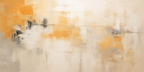 Abstract brown vintage watercolor world map on aged parchment paper with grunge texture